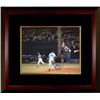 Image 1 : Al Downing Signed Los Angeles Dodgers 8X10 Photo Custom Framed (Hank Aaron) Dual HR #715 4/8/74