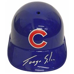 Jorge Soler Signed Chicago Cubs Replica Batting Helmet