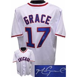 Mark Grace Signed Chicago Cubs White Prostyle Jersey