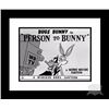 Image 1 : Person  To Bunny - 16X20 Lobby Card Giclee