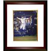 Image 1 : Scott Brosius Signed New York Yankees 16X20 Photo Custom Framed 98 WS MVP Jumping