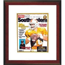 Peyton Manning Unsigned Tennessee Vols 1997 Athlon Cover 8X10 Custom Framed