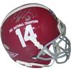 Image 1 : Dre Kirkpatrick Signed Alabama Crimson Tide Authentic Schutt Mini Helmet 2011 National Champs #14 Lo