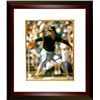 Image 1 : Rick Honeycutt Signed Oakland Athletics 8X10 Photo Custom Framed (Green Jersey Pitching)