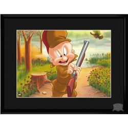 Turkey Hunting Elmer 11 X14 Lithograph