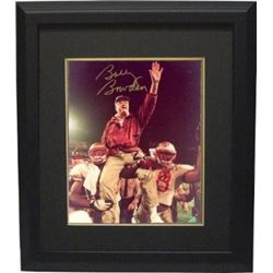 Bobby Bowden Signed Florida State Seminoles Carryoff 8X10 Photo Custom Framed