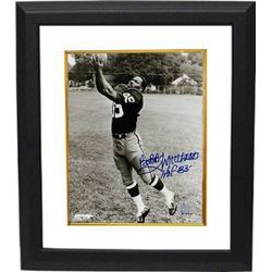 Bobby Mitchell Signed Washington Redskins 8X10 Sepia Photo Custom Framed HOF 83