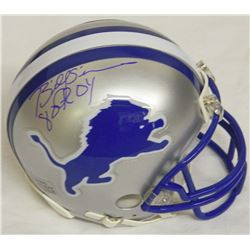 Billy Sims Signed Detroit Lions Throwback Riddell Mini Helmet W/80 ROY