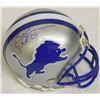 Image 1 : Billy Sims Signed Detroit Lions Throwback Riddell Mini Helmet W/80 ROY