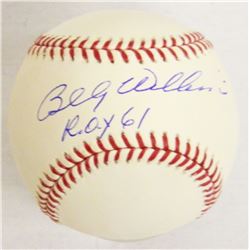 Billy Williams Signed Official MLB Baseball W/ROY 61