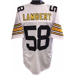 Jack Lambert Pittsburgh Steelers Unsigned White TB Prostyle Jersey XL