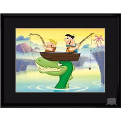 Fred And Barney Fishing 11X14 Lithograph