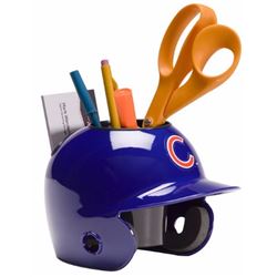 Chicago Cubs MLB Baseball Schutt Mini Batting Helmet Desk Caddy