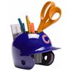 Image 1 : Chicago Cubs MLB Baseball Schutt Mini Batting Helmet Desk Caddy