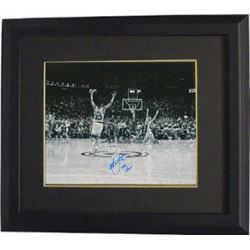 Christian Laettner Signed Duke Blue Devils B&W 16X20 Photo Custom Framed The Shot Celebration Vs Ken