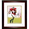 Image 1 : Chris Gamble Signed Ohio State Buckeyes 8X10 Photo Custom Framed