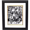 Image 1 : John Cappelletti Signed Penn State Nittany Lions Vintage B&W 8X10 Photo Custom Framed 73 Heisman