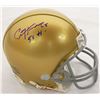 Image 1 : Paul Hornung Signed Notre Dame Riddell Mini Helmet W/56H