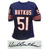 Image 1 : Dick Butkus Signed Navy Custom Football Jersey
