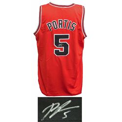 Bobby Portis Signed Red Custom Basketball Jersey