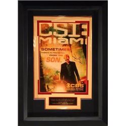 CSI: Miami Signed 22X30 Masterprint Poster Custom Framed W/ David Caruso (Movie/Entertainment/Photo)