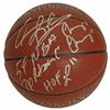 Image 1 : Dennis Rodman Signed Spalding I/O Basketball W/3-Inscriptions