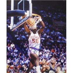 Ralph Sampson Signed Virginia Cavaliers 16X20 Photo CPY 81,82,83 (College Player Of The Year)