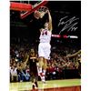 Image 1 : Frank Kaminsky Signed Wisconsin Badgers Two Hand Slam Dunk 8X10 Photo