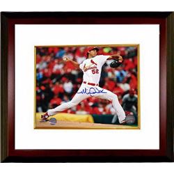 Michael Wacha Signed St. Louis Cardinals 8X10 Photo Custom Framed (White Jersey)