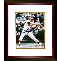 Boog Powell Signed Baltimore Orioles 8X10 Photo Custom Framed
