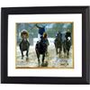 Image 1 : Victor Espinoza Signed 11X14 Photo Custom Framed 2015 Preakness Horse Racing Triple Crown- Steiner H