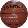 Image 1 : Wes Unseld Signed NBA Indoor/Outdoor Spalding Basketball HOF 88 (Washington Bullets- Gold Logo-Panel
