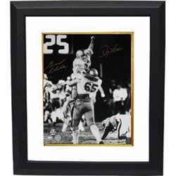 Doug Flutie Signed Boston College Eagles 16X20 Photo Custom Framed W/Phelan (Miracle In Miami Hail M