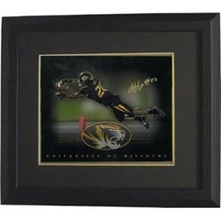 Henry Josey Signed Missouri Tigers 8X10 Photo Custom Framed W/ Logo