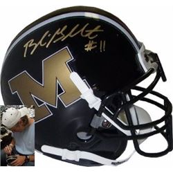 Blaine Gabbert Signed Missouri Tigers Authentic Schutt Mini Helmet #11(Gold Sig-Right Side)
