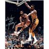 Image 1 : Walt Frazier Signed New York Knicks 8X10 Photo (Vs Wilt Chamberlain)- Steiner Hologram