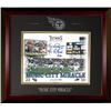 Image 1 : Music City Miracle Signed Tennessee Titans 8X10 Photo W/ Kevin Dyson Signature Custom Engraved Logo 