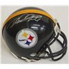 Image 1 : Rod Woodson Signed Steelers Riddell Replica Mini Helmet
