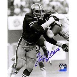 Fred Dean Signed 49Ers B&W Action 8X10 Photo W/HOF 08