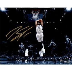 Karl-Anthony Towns Signed Minnesota Timberwolves 8X10 Photo- Steiner Hologram (Dunk Vs Hawks)