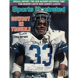 Tony Dorsett Signed Dallas Cowboys Sport Full Magazine August 1985