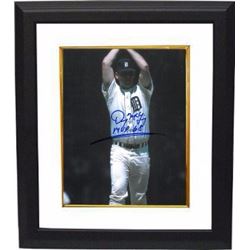 Denny Mclain Signed Detroit Tigers 8X10 Photo Custom Framed MVP 68