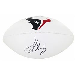 Jadeveon Clowney Signed Houston Texans Logo Football- Steiner Hologram
