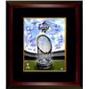 Image 1 : Darryl Strawberry Signed New York Yankees 16X20 Photo Custom Framed 1998 World Series Champions Logo