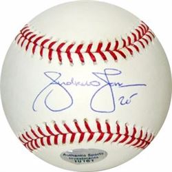 Andruw Jones Signed Official Major League Baseball (Full Sig-Atlanta Braves)