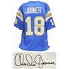 Image 1 : Charlie Joiner Signed Powder Blue Throwback Custom Football Jersey