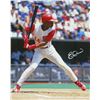 Image 1 : Eric Davis Signed Cincinnati Reds Batting Action 16X20 Photo