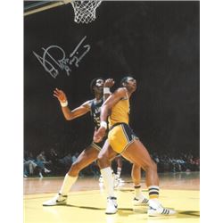 Artis Gilmore Signed San Antonio Spurs 8X10 Photo A-Train Vs Kareem Abdul-Jabbar