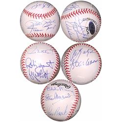 Al Kaline Signed 3000 Hit Club Official National League Baseball With 13 Signatures-Steiner Hologram