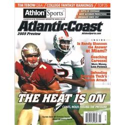 Christian Ponder Unsigned 2009 Florida State Seminoles Preseason Atlantic Coast (ACC) Magazine Previ